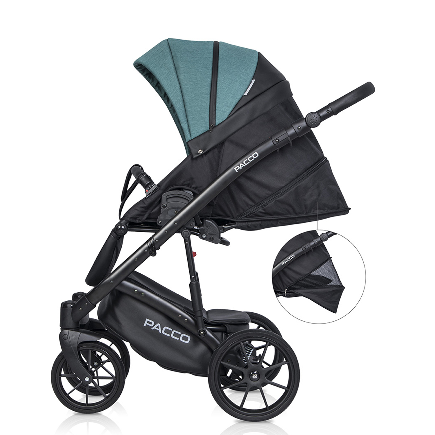 Коляска 3в1 Riko Basic Pacco - фото 4