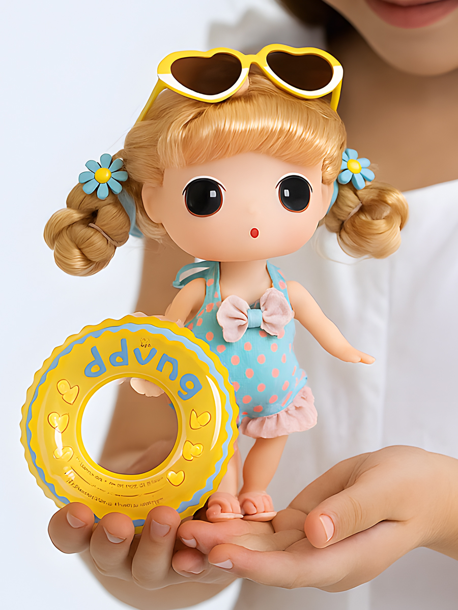 Кукла классическая DDung Пляжница высота 18 см FDE1831 - фото 1