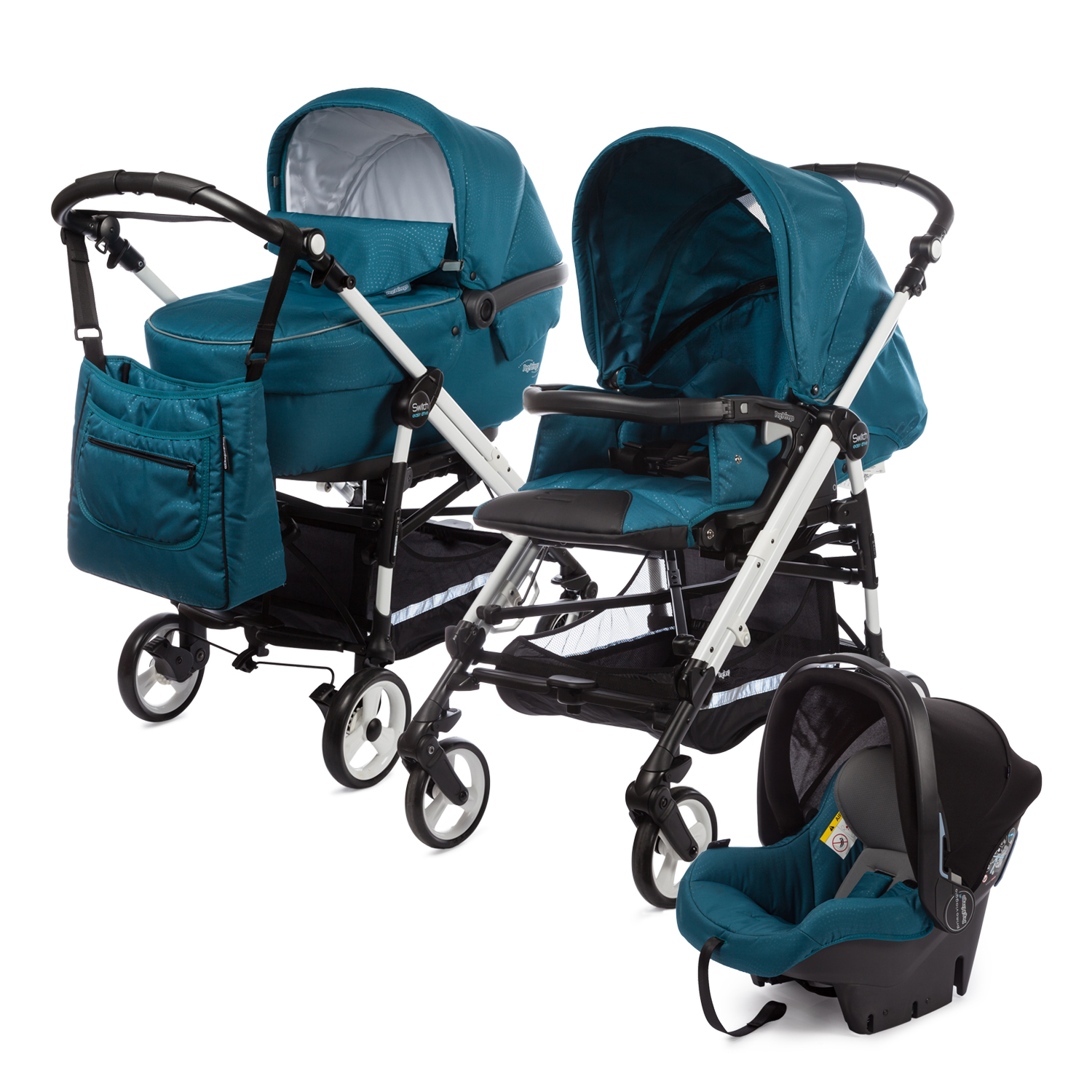 Коляска 3в1 Peg-Perego Switch Easy Drive Sportivo - фото 1