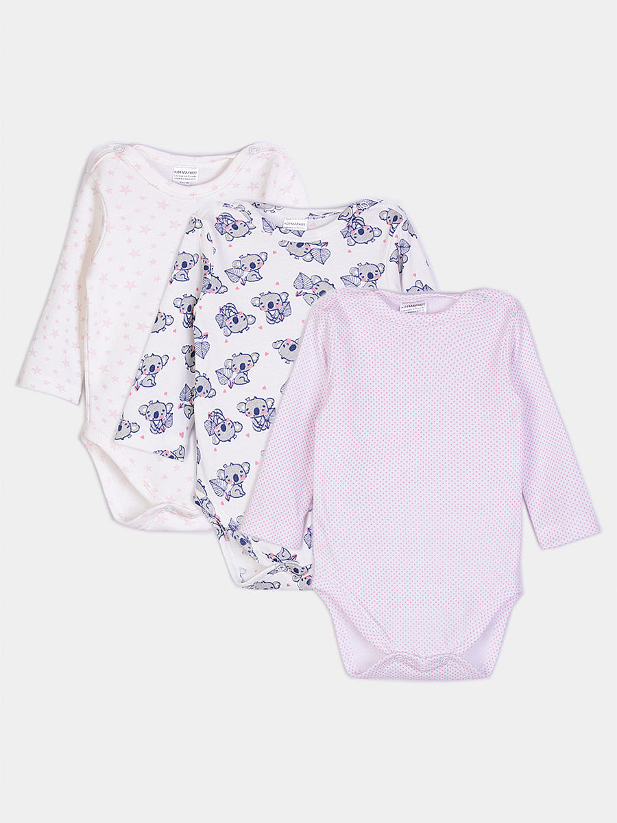 Комплект боди для новорожденных 3 шт. КотМарКот 800769 - фото 4