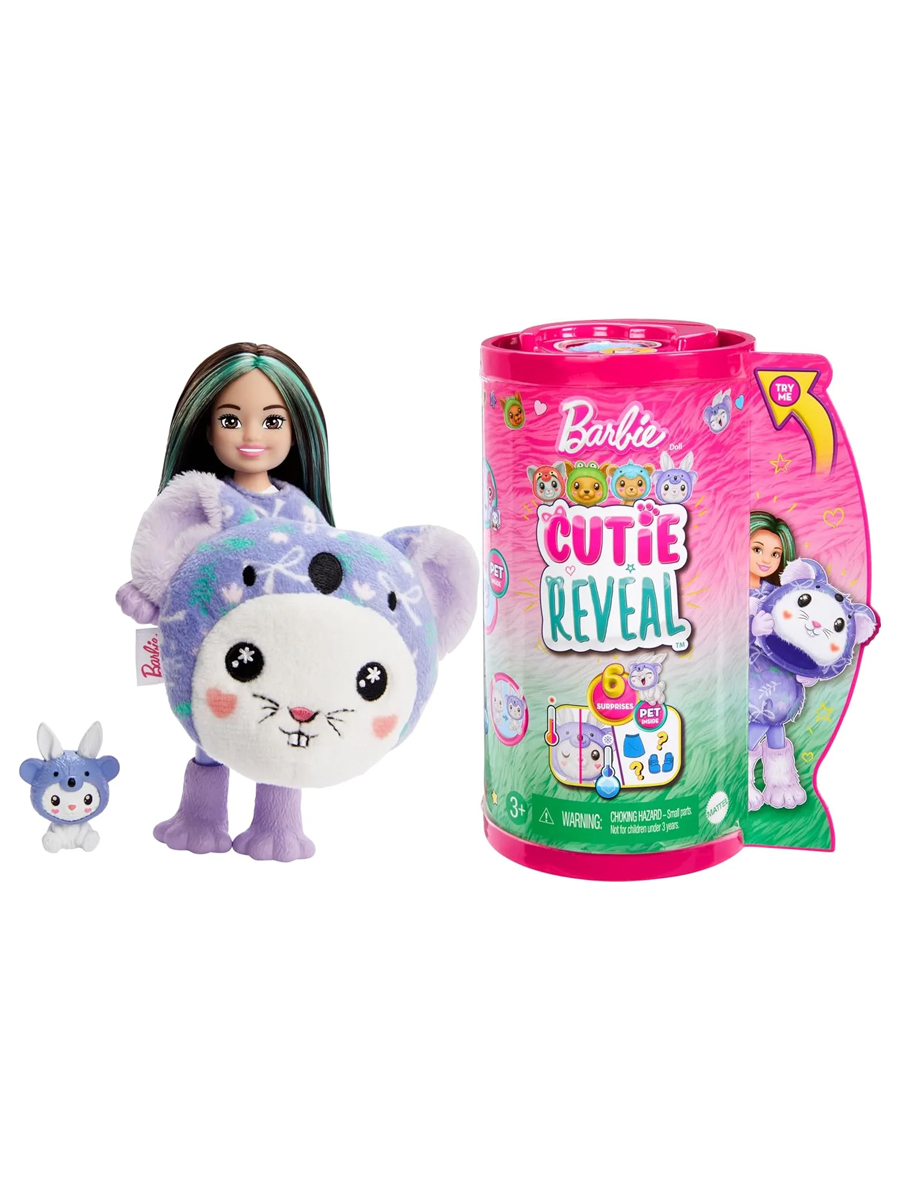Изображение товара Кукла Barbie Cutie Reveal Коала HRK31 с трансформацией и аксессуарами Изображение товара Кукла Barbie Cutie Reveal Коала HRK31 с трансформацией и аксессуарами