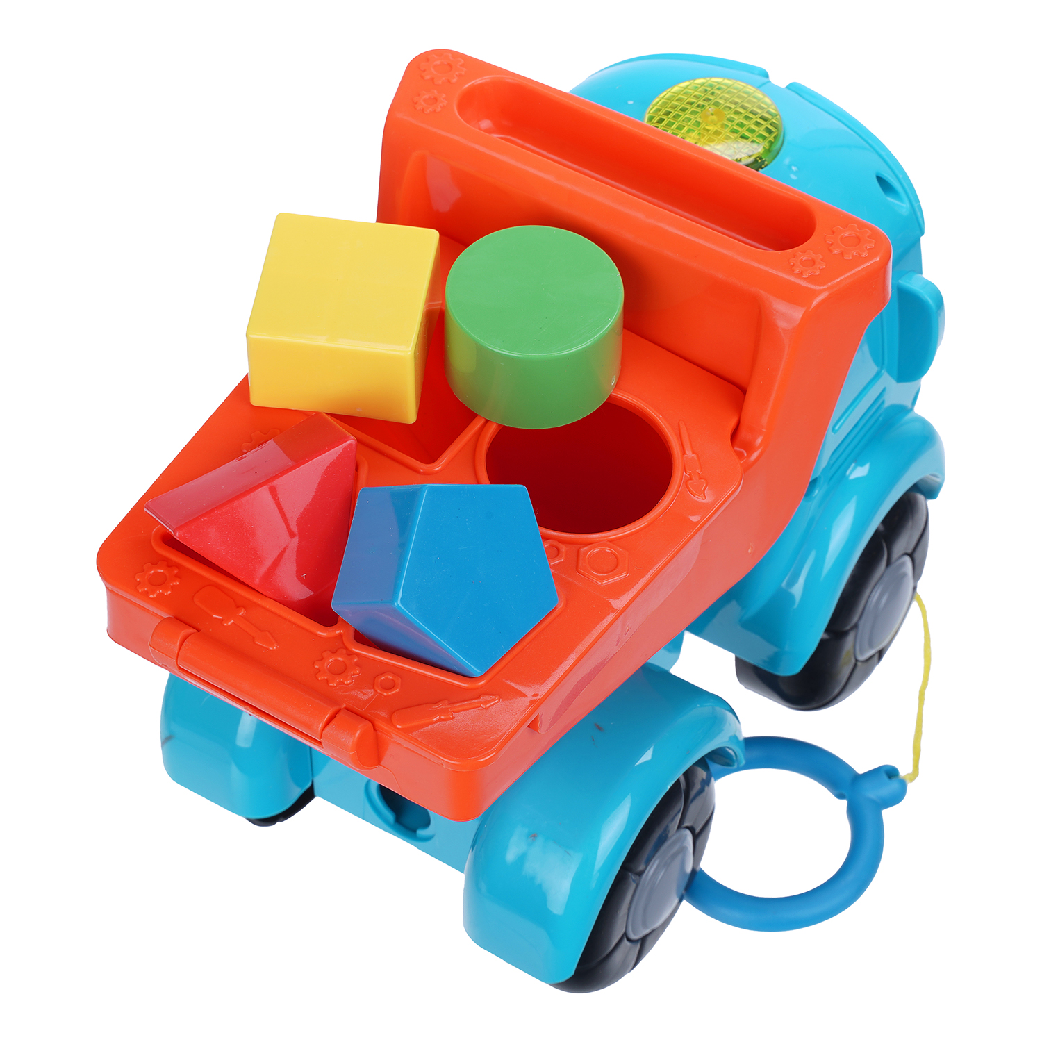 Каталка УМка Грузовичок Лёва голубой - фото 6