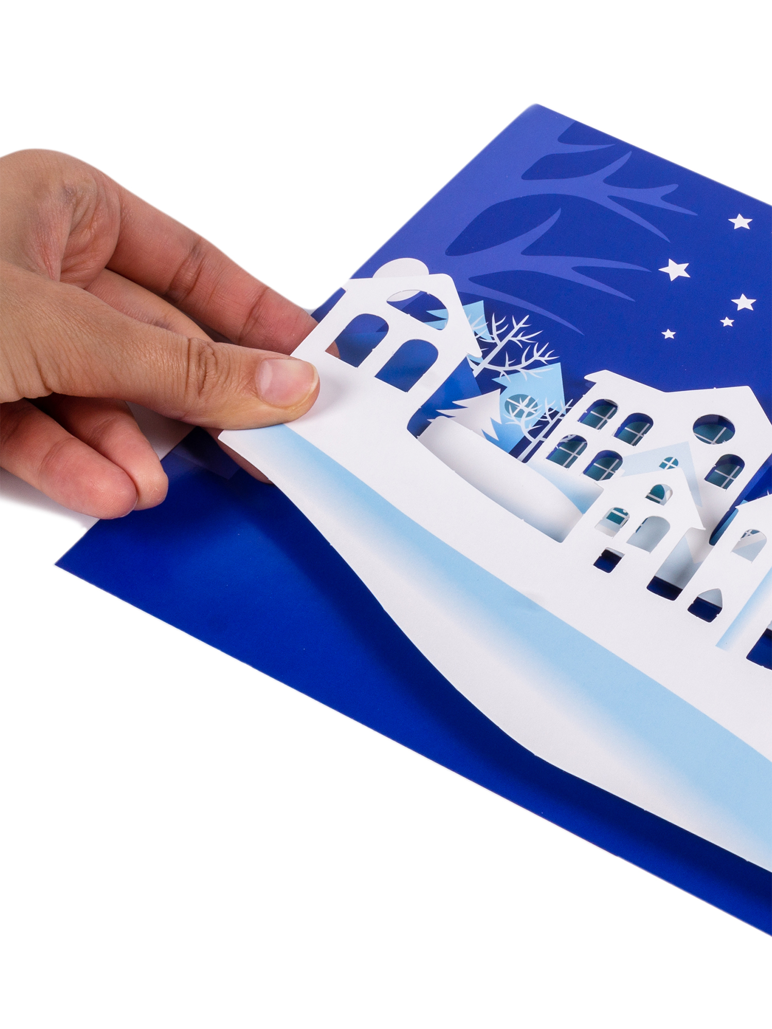 Набор для творчества Дрофа-Медиа Зимний город аппликация - фото 7
