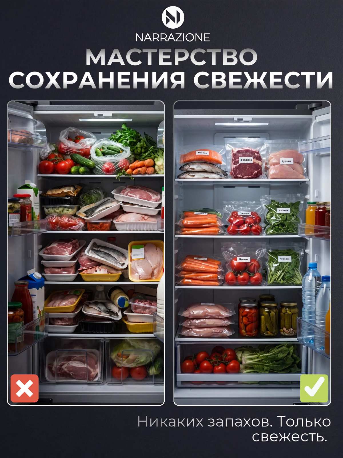 Вакууматор для продуктов 0 eight VS2203S вакуумный упаковщик + пакеты 10 штук с запайкой с пакетами с резаком - фото 4