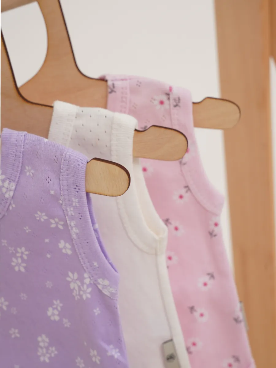 Боди 3 шт Супер Пупс нбр/3пр/бодимайка/сиренрозкрем/трансфрибана - фото 24