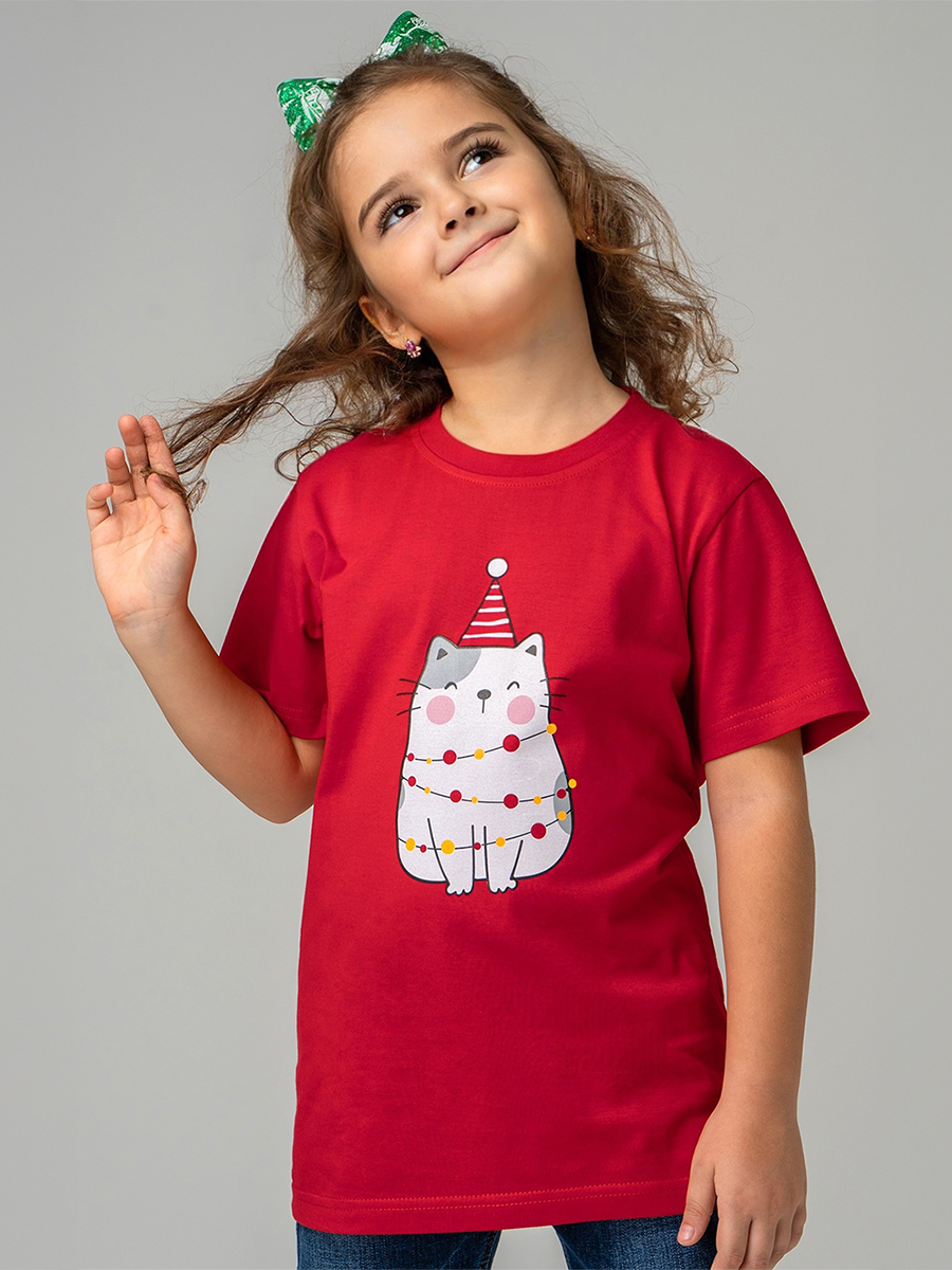 Футболка HappyFox HF55011Mкот.нг.ярко.красный - фото 7