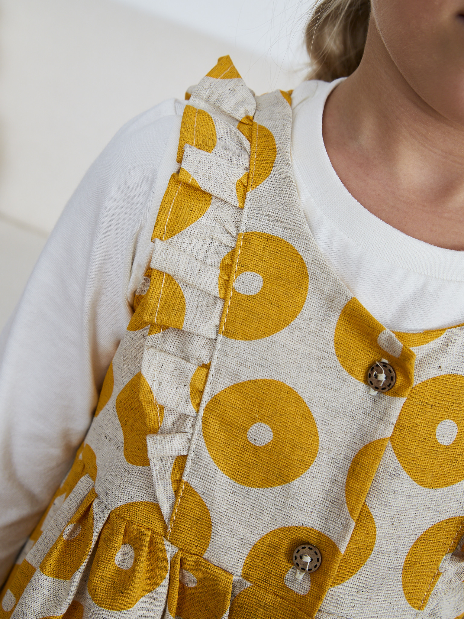 Сарафан MOUN сарафан_рюши_бублик/желт - фото 6