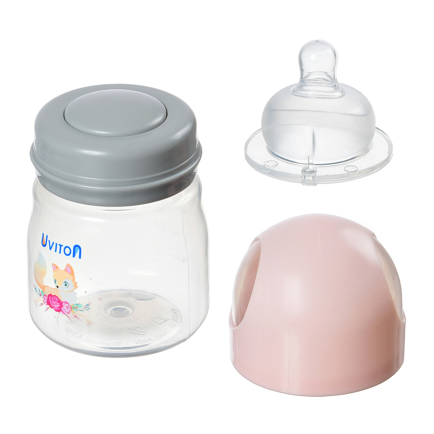 Бутылочка Uviton Anti-Colic 125 мл в ассортименте - фото 10