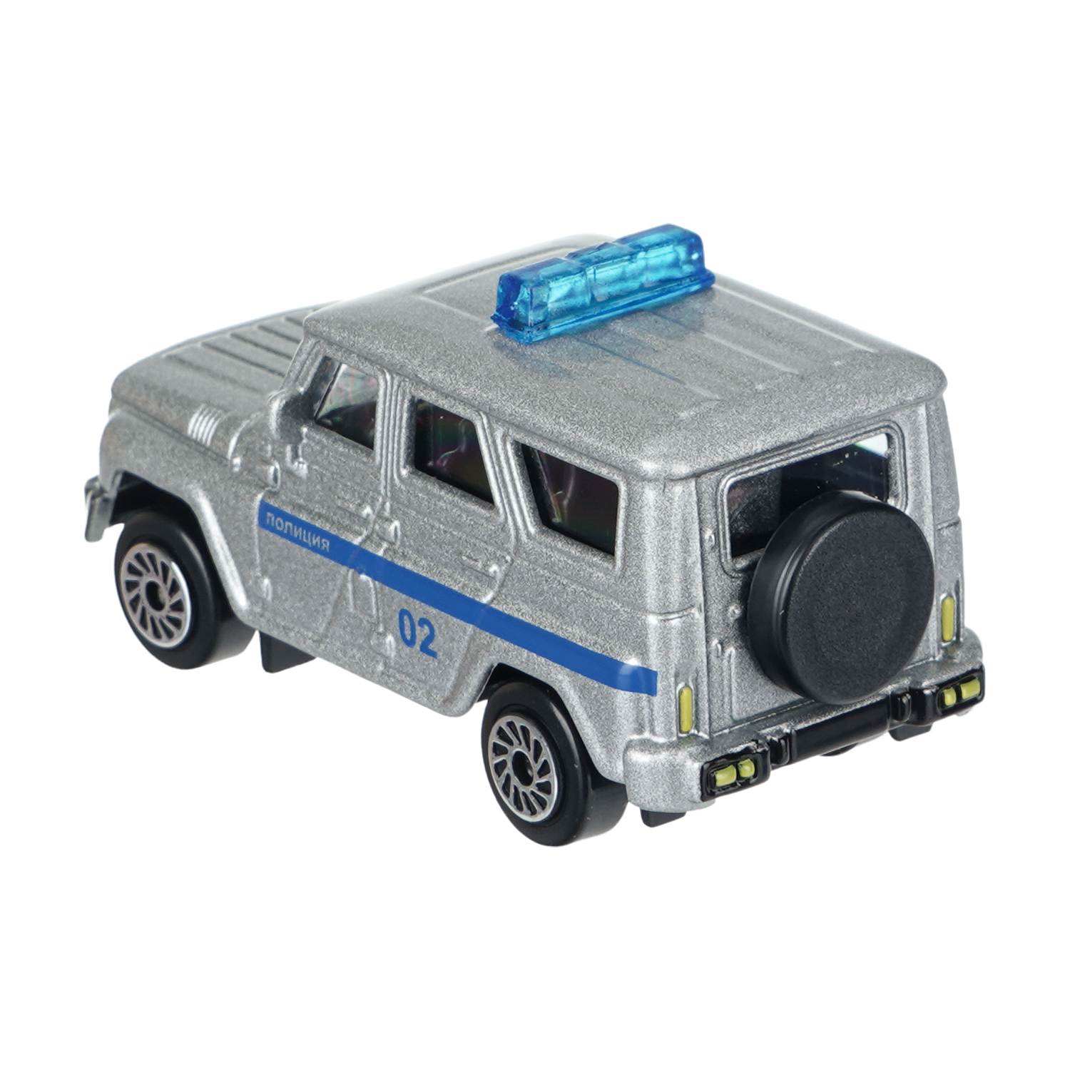 Игровой набор Технопарк УАЗ Гараж Полиция 410377 - фото 6