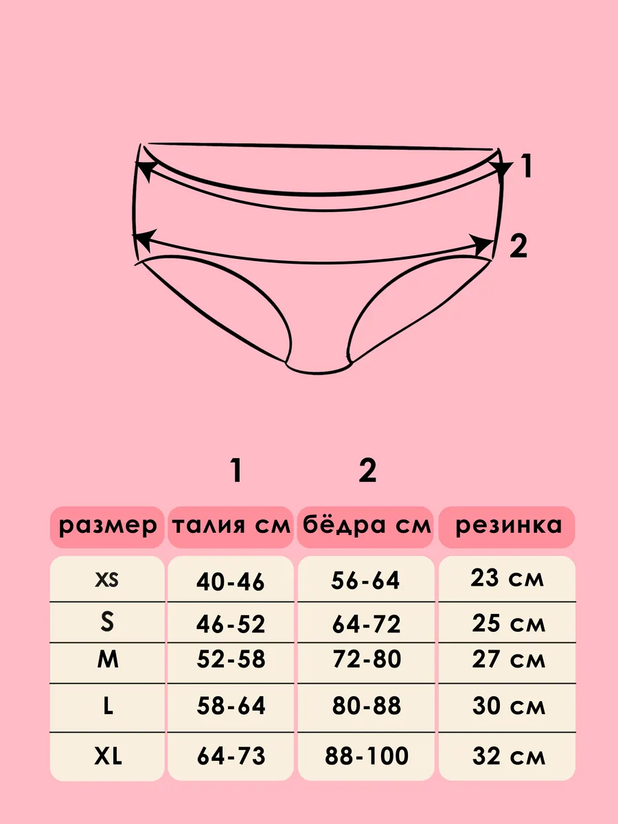 Трусы 5 шт VERETEYA trK5(009) - фото 4
