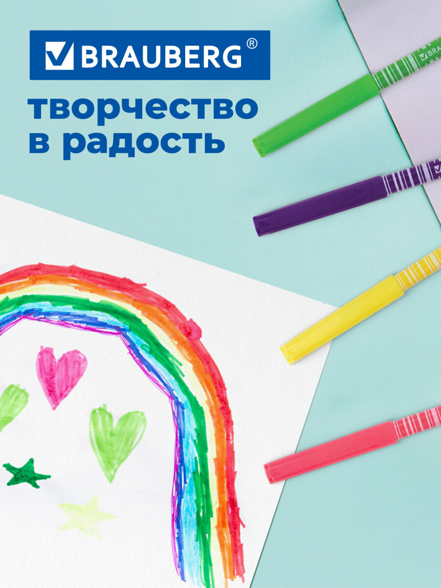 Фломастеры Brauberg 18 цв. - фото 5