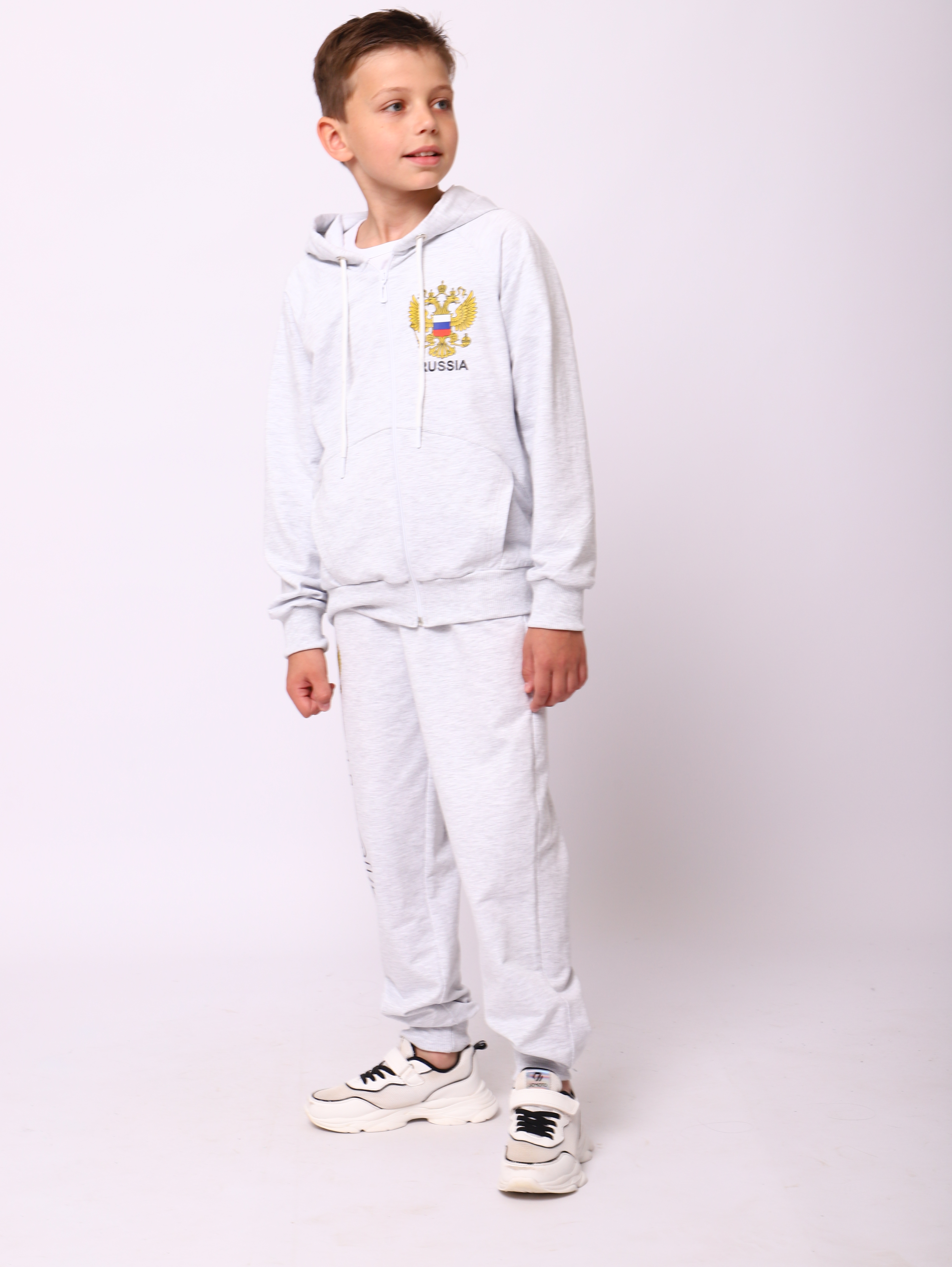 Костюм ЛАДОШКИ Костюм Марафон Серый Меланж - фото 1