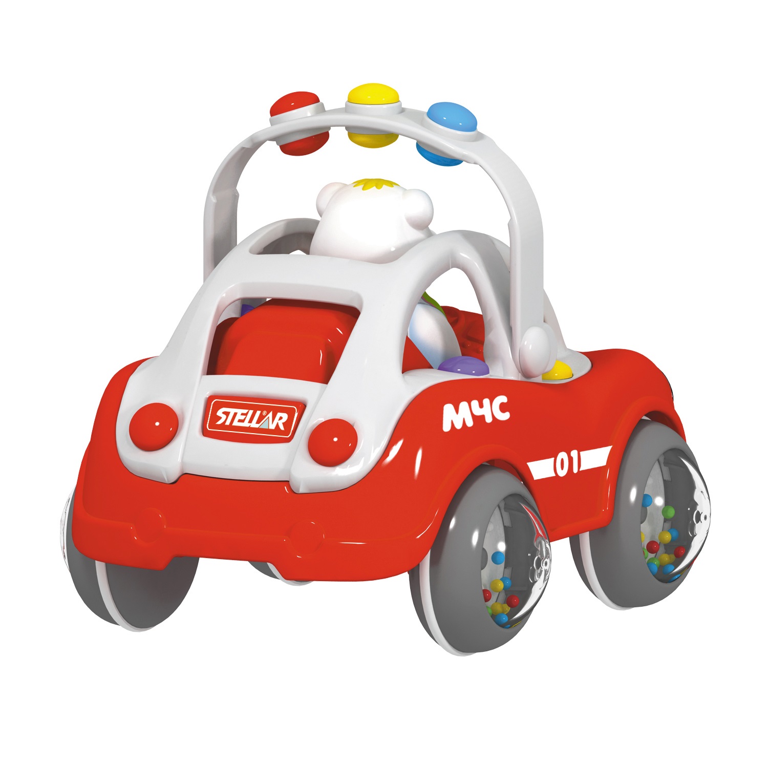 Пожарная машина STELLAR Машинка Ватрушка.Пожарная - фото 2