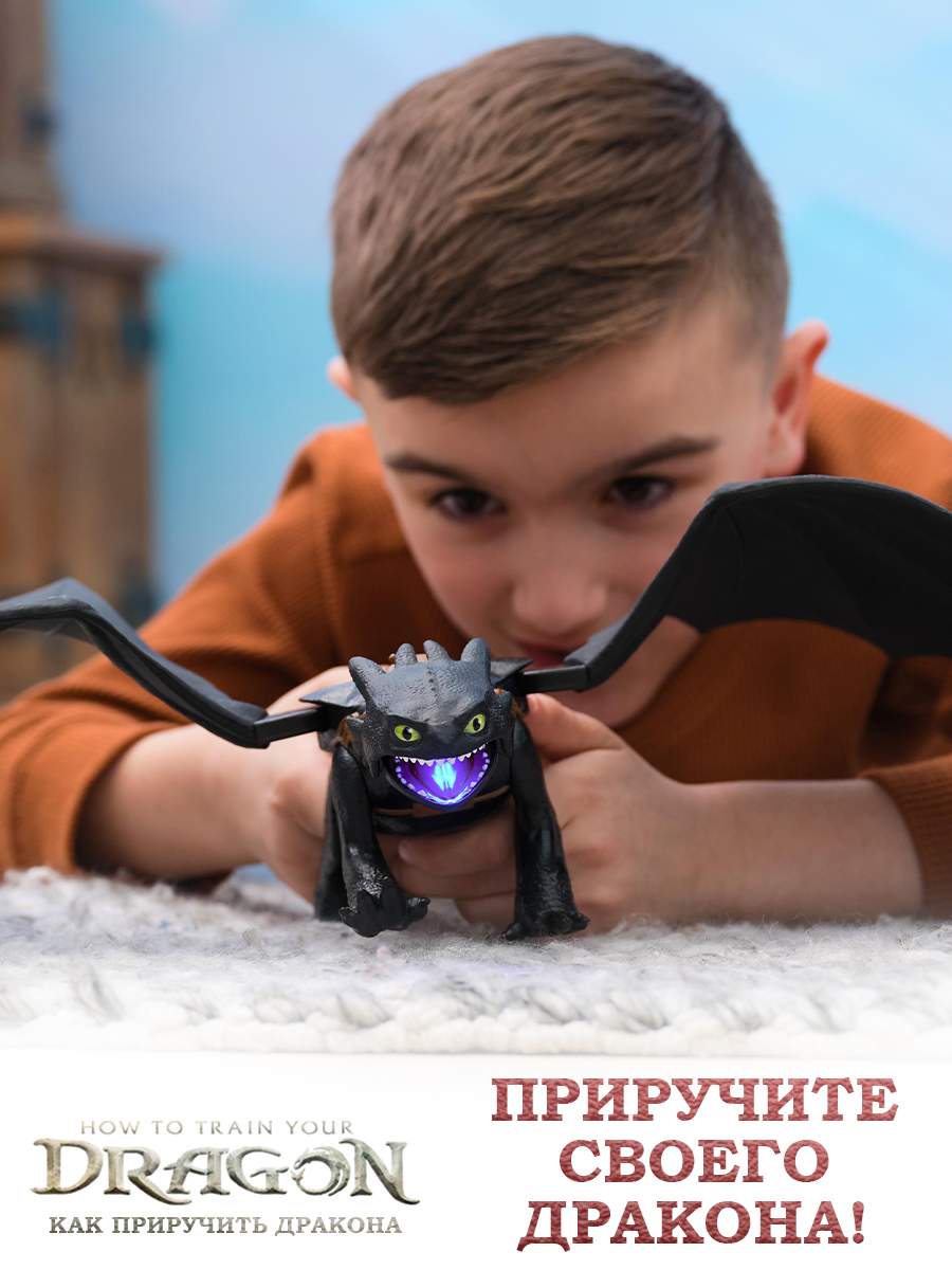 Игровой набор Dragons How to Train Your Dragon Порящий Ночная фурия Беззубик - фото 9