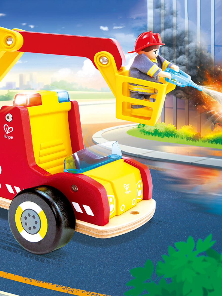 Пожарная машина Hape E3090_HP - фото 10