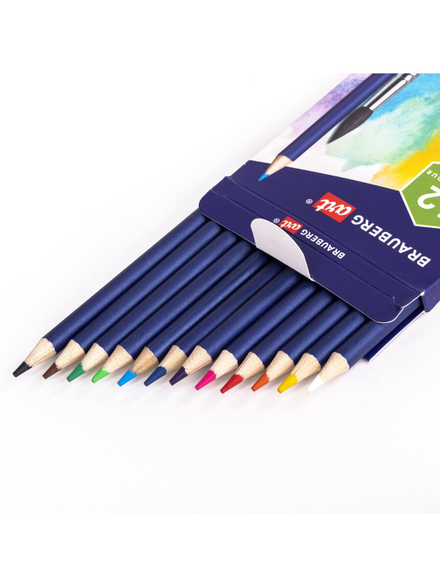 Карандаши акварельные Brauberg 12 шт. - фото 12