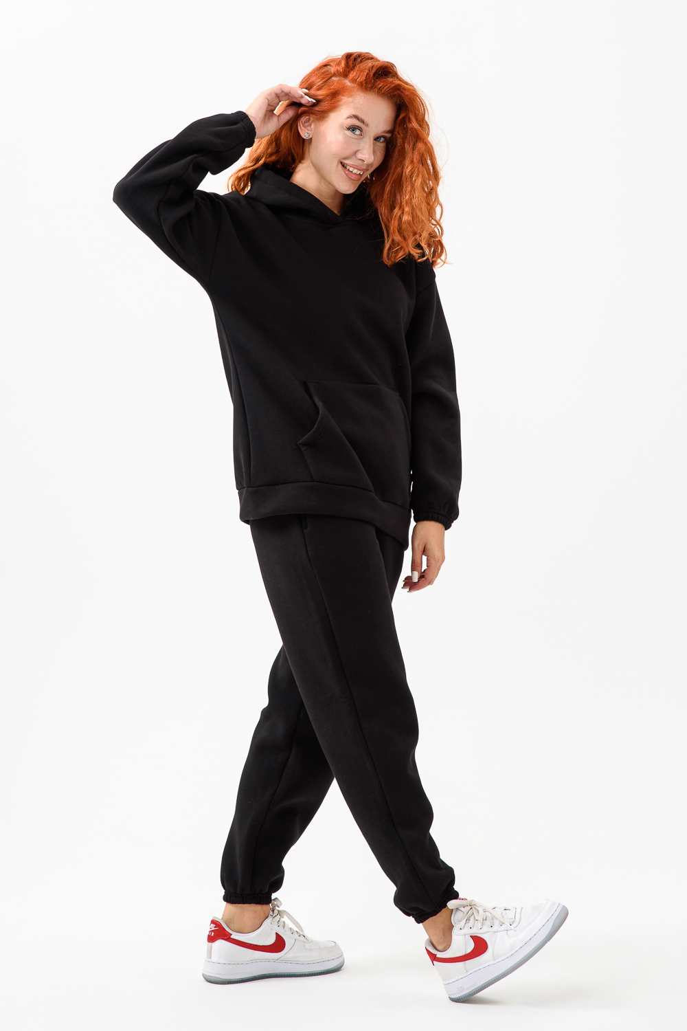 Изображение товара Женский теплый костюм Натали Суслова 56 оверсайз с начёсом