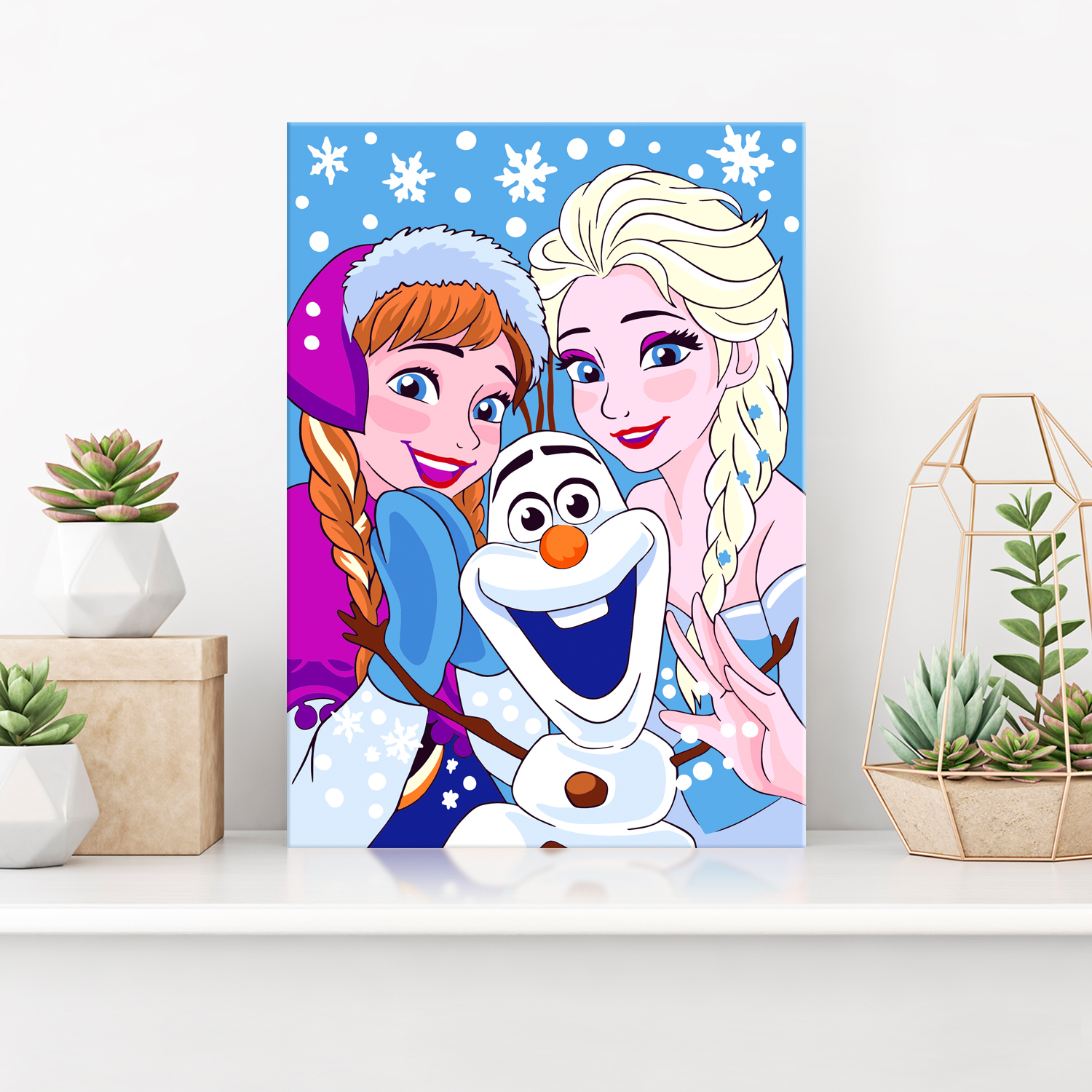 Картина по номерам Hobby Paint Анна Эльза Олаф в ассортименте - фото 3