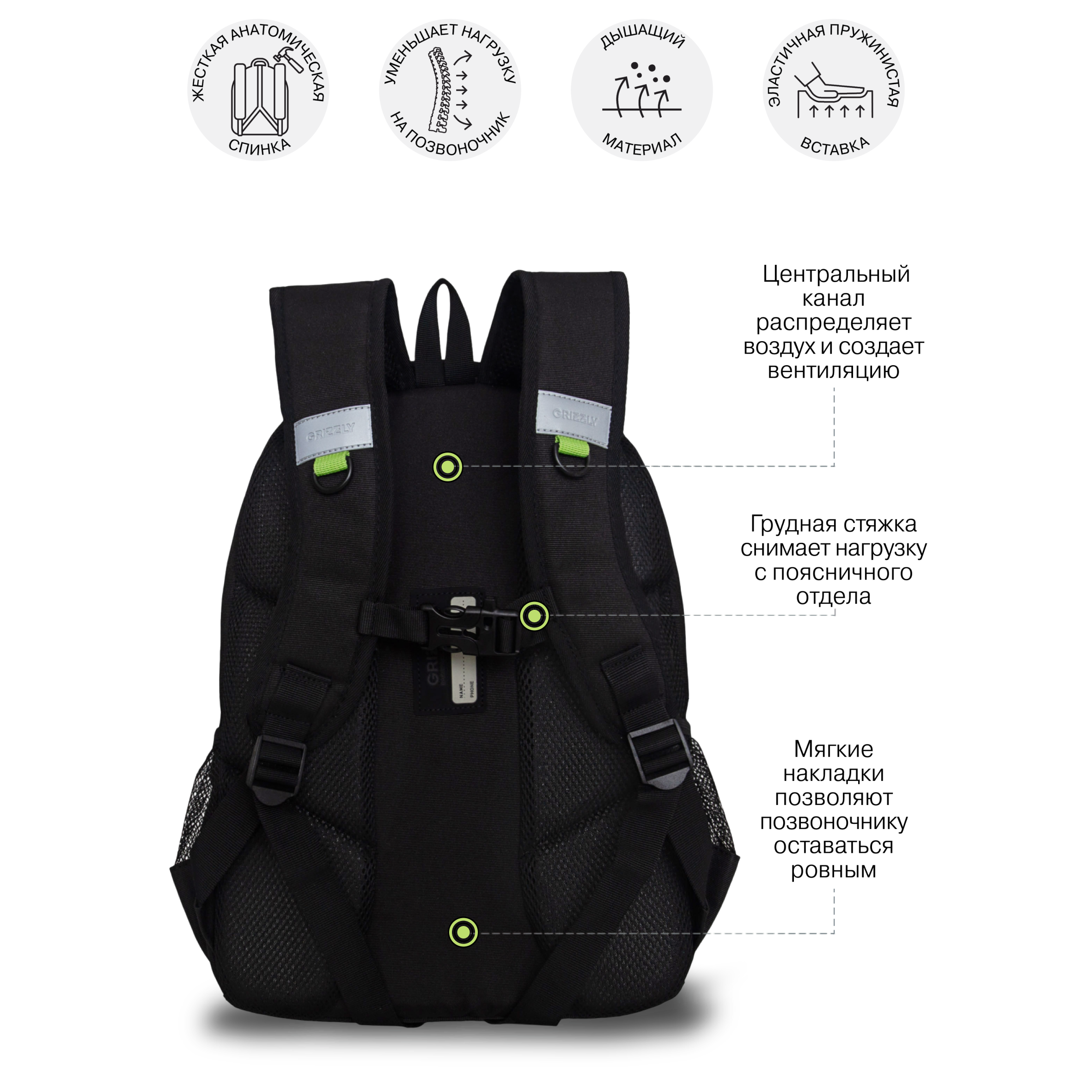 Рюкзак Grizzly Дрифт - фото 8