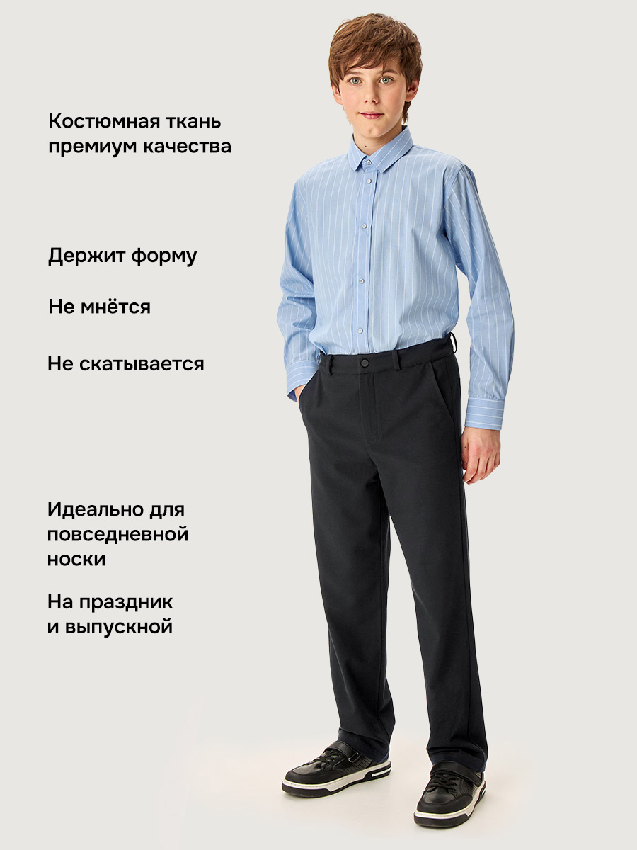 Брюки NIKASTYLE 2ш74326 черный - фото 5