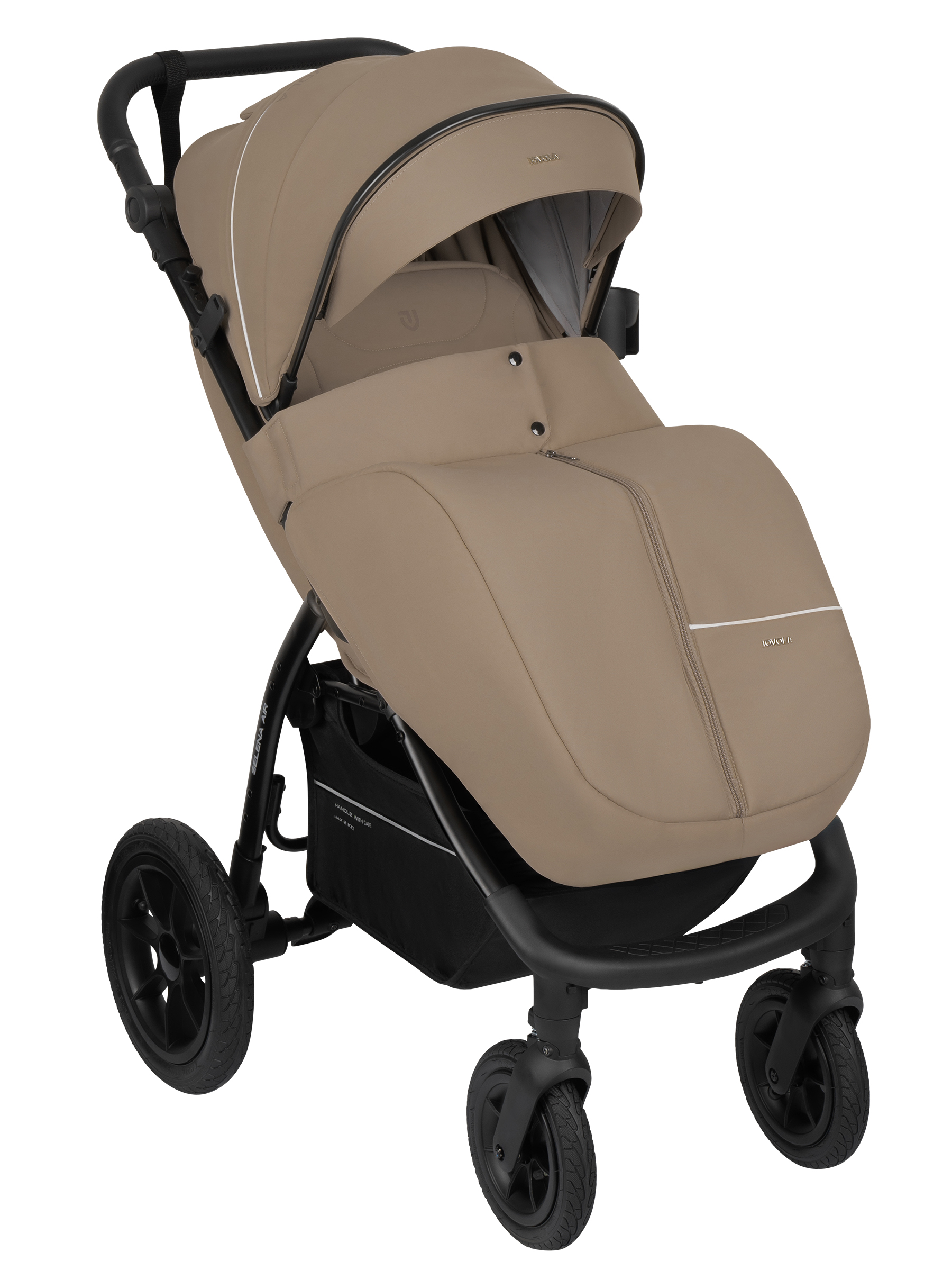 Коляска прогулочная JOVOLA Selena Air new бежевый - фото 5