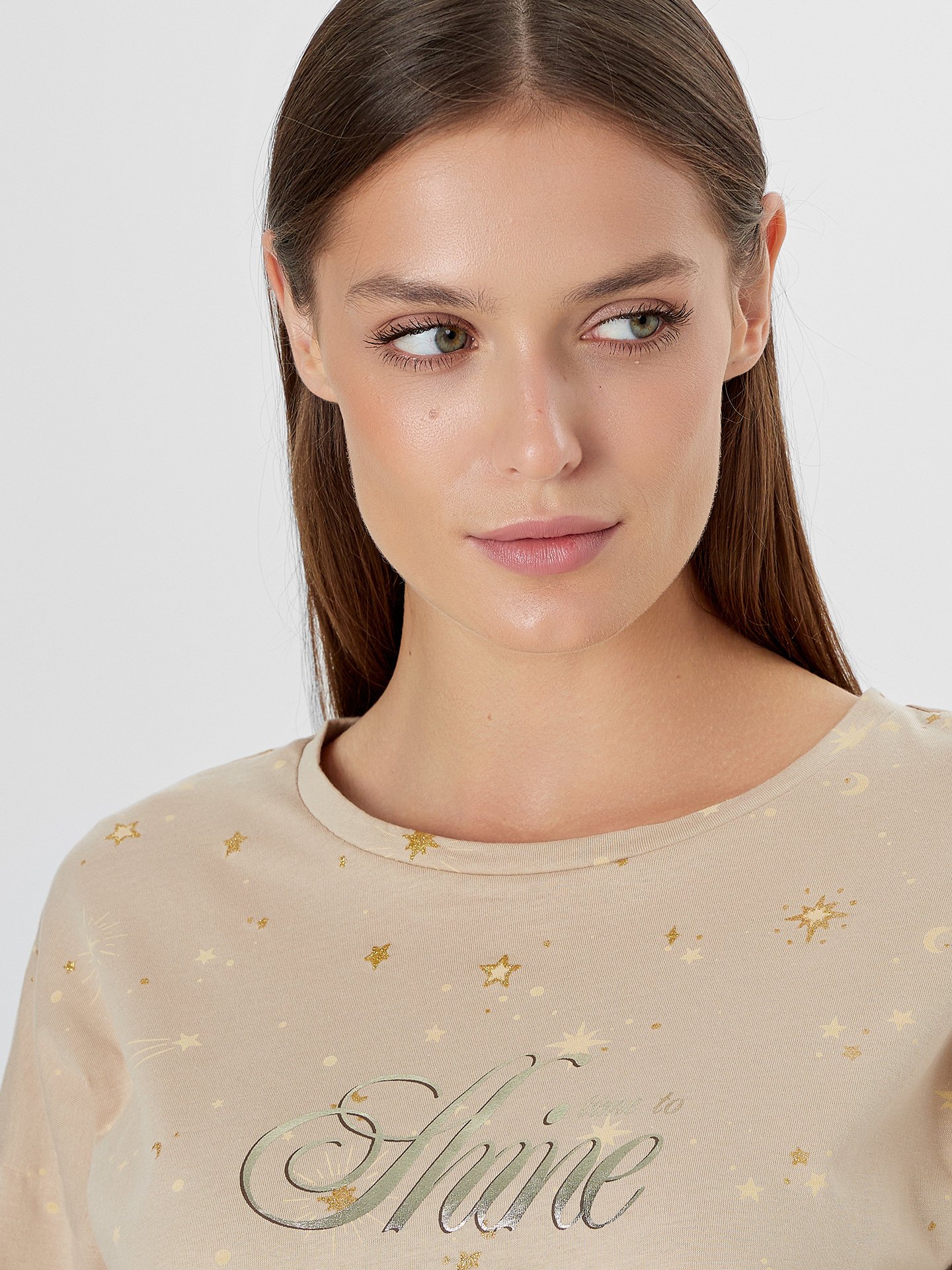 Сорочка ночная Mark Formelle (Марк Формэль) 572362/звезды на песочном - фото 3