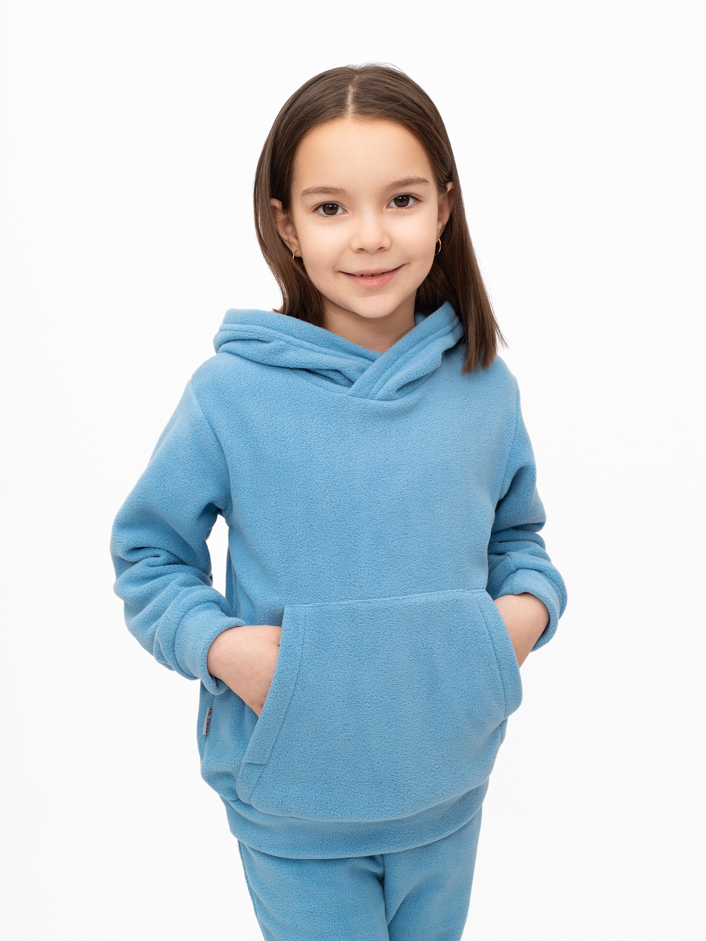Худи и брюки Утенок 7043г(ш) голубой - фото 26