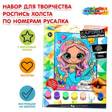 Картина по номерам Multiart в ассортименте