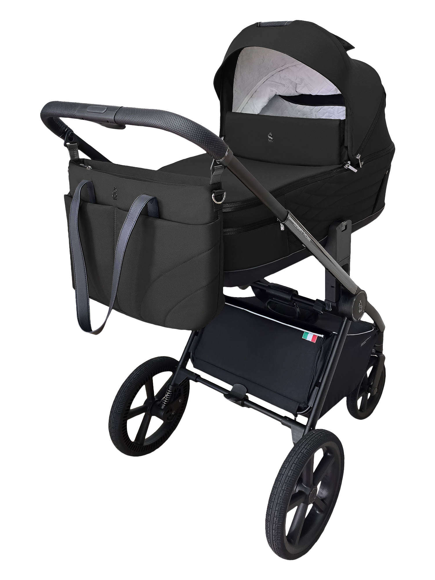 Коляска 2в1 Sweet Baby SBL Elegante Therma Black черный - фото 19