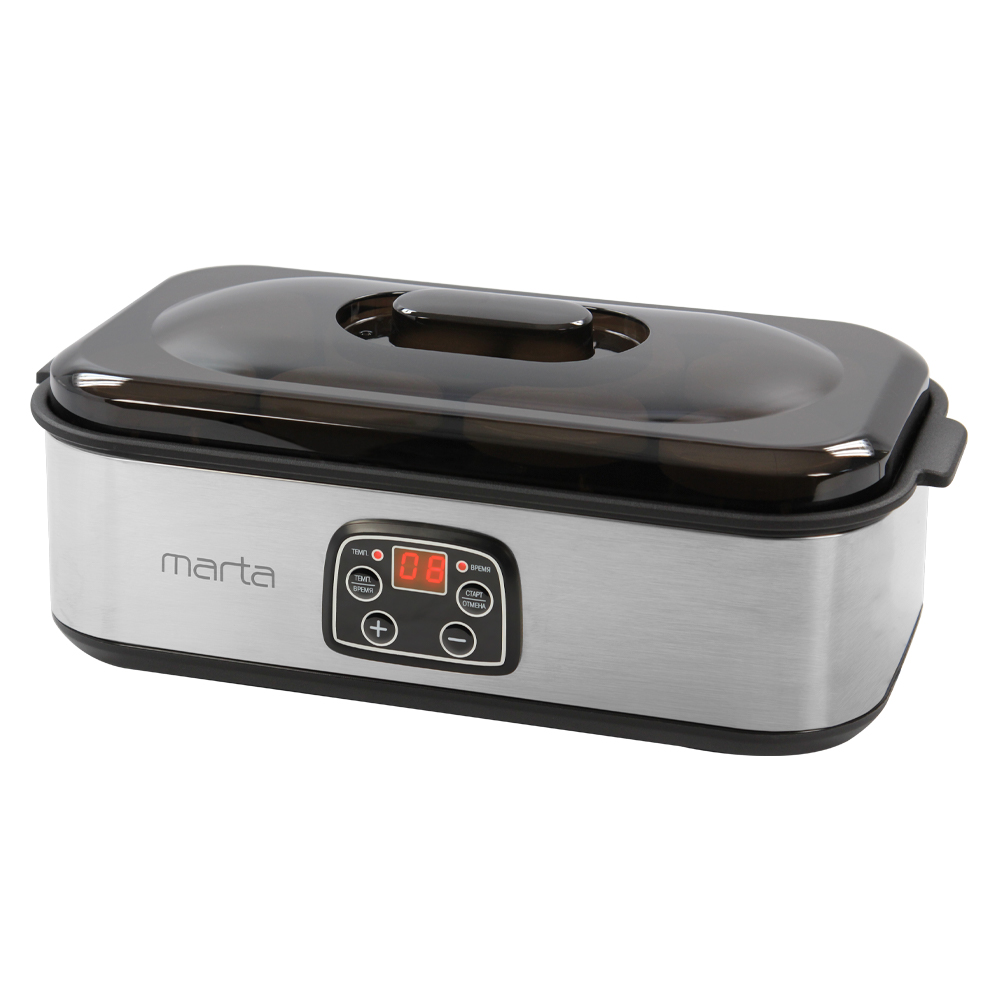 Йогуртница MARTA MT-1854 черный жемчуг - фото 1