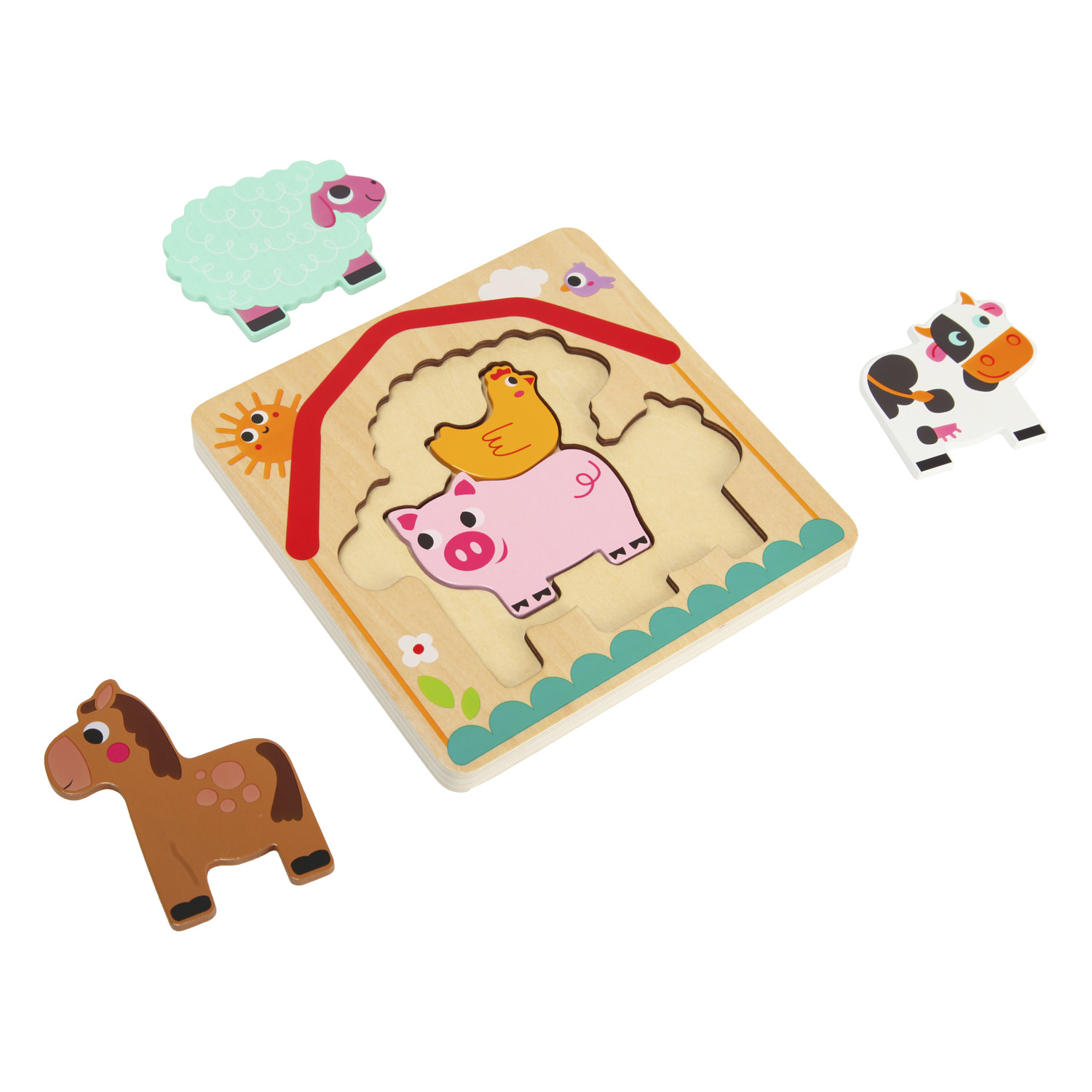 Игрушка BabyGo сортер Ферма - фото 4