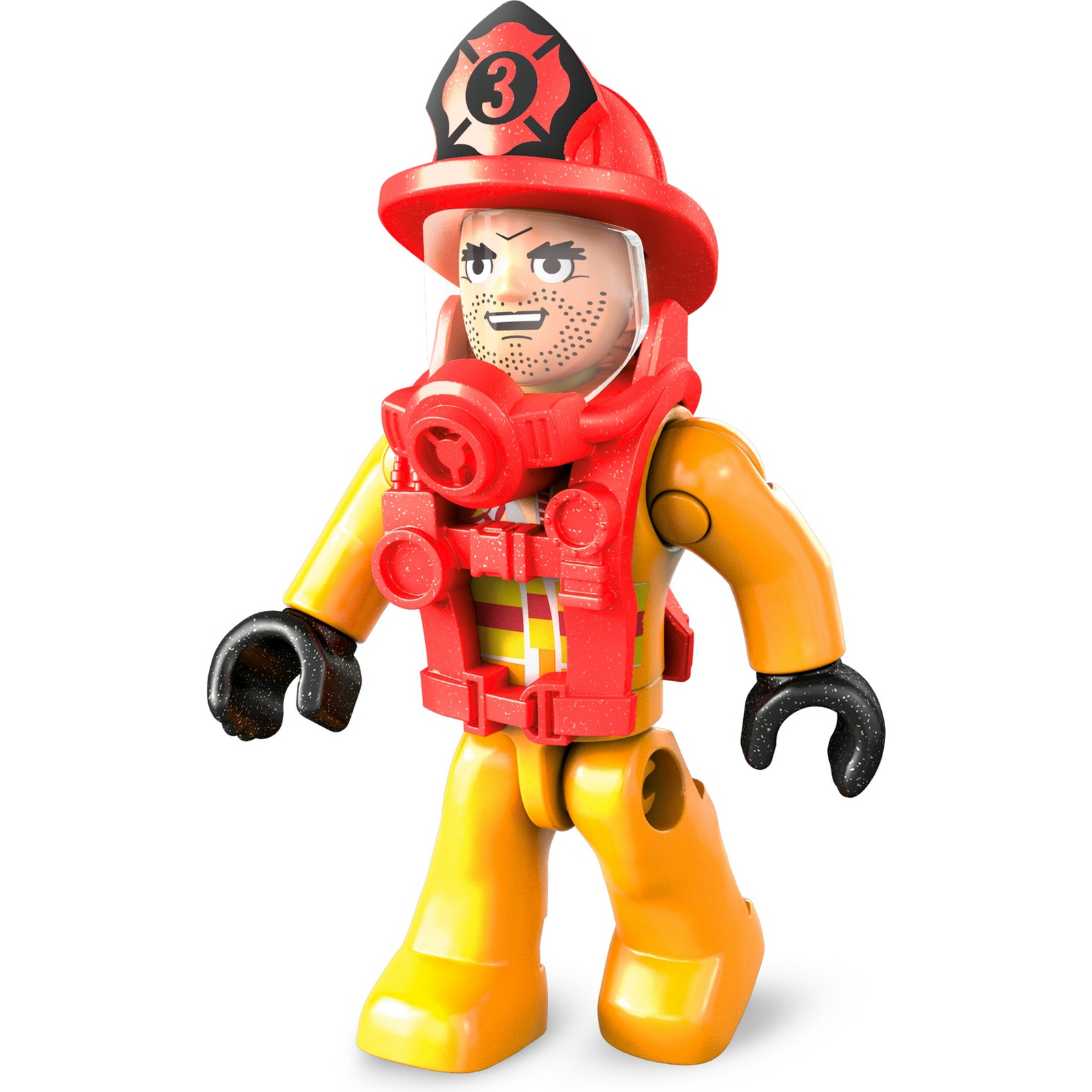 Конструктор Mega Construx Пожарная машина блочный - фото 6