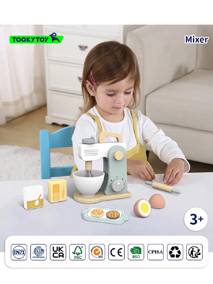 Игрушка Tooky Toy миксер, продукты - фото 2