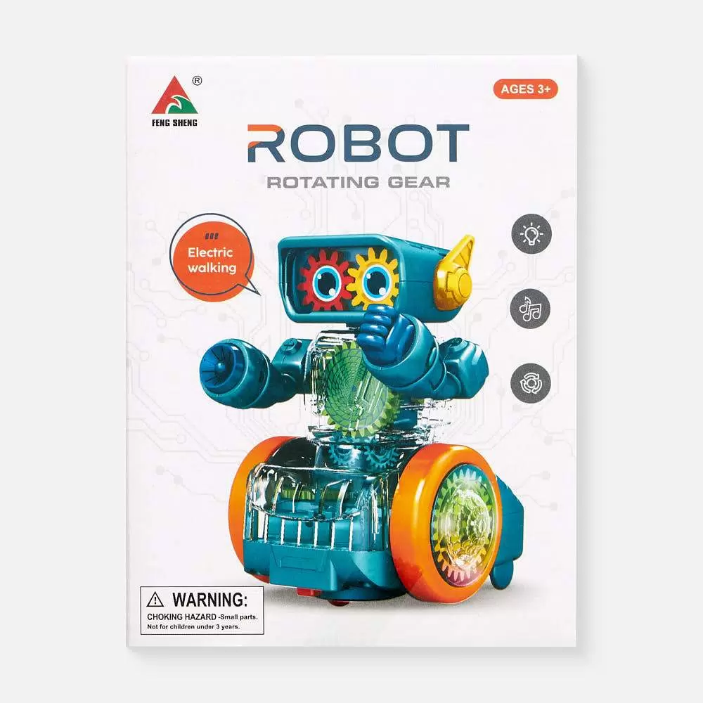 Робот LANSI WORLD интерактивный с шестерёнками - фото 7