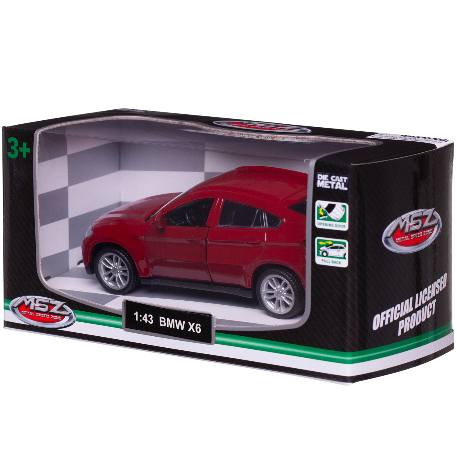 Автомобиль Abtoys BMW MSZ 1:43 красный WE-15951R - фото 3