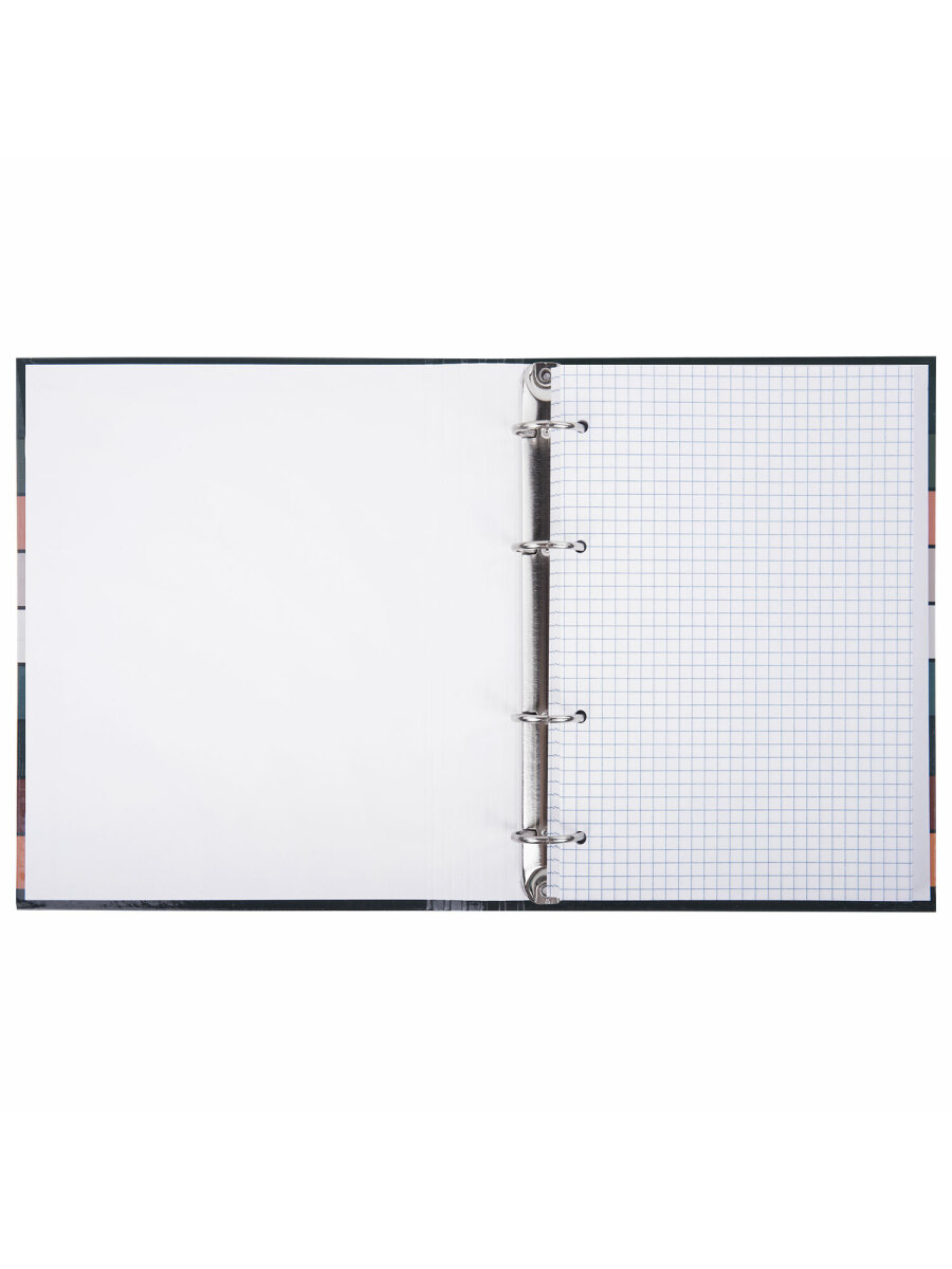 Тетрадь со сменным блоком Brauberg клетка 120 лист. - фото 4