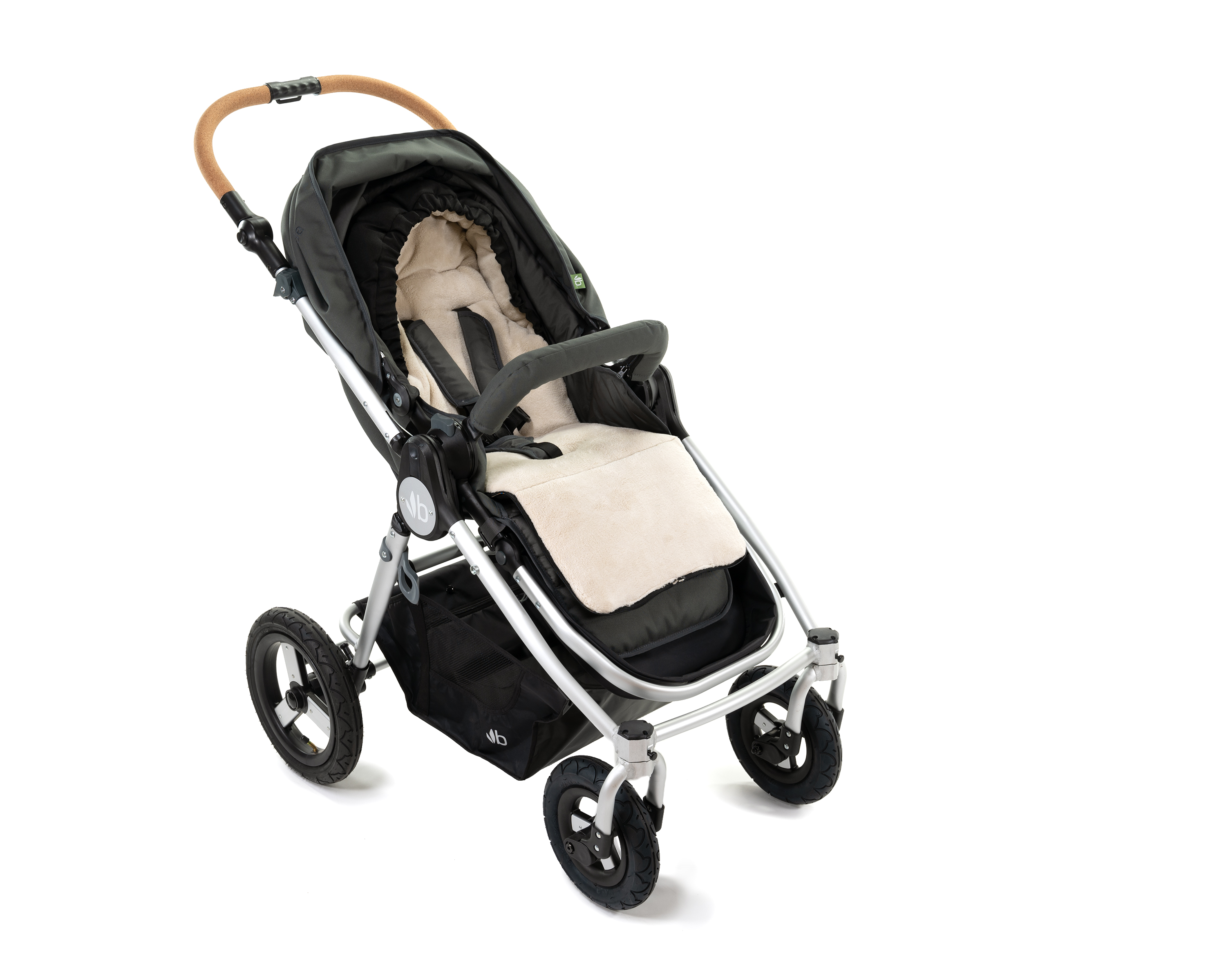 Конверт в коляску Bumbleride Winter Footmuff Трансформер черный - фото 5