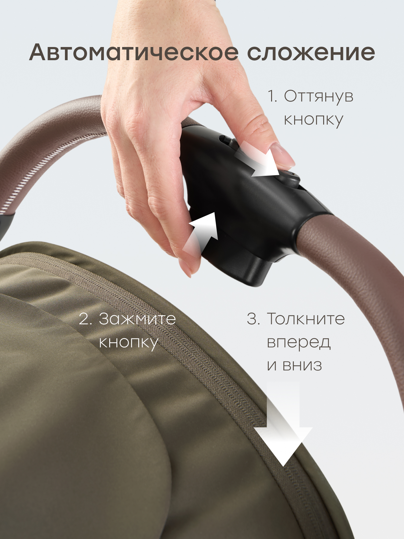 Коляска прогулочная Happy Baby Neez зеленый - фото 6