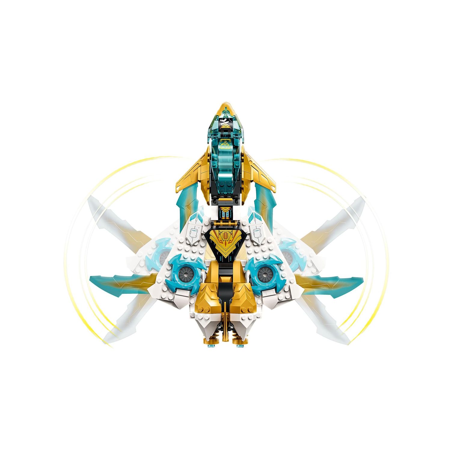 Конструктор LEGO NINJAGO Zanes Golden Dragon Jet 258 дет. - фото 4