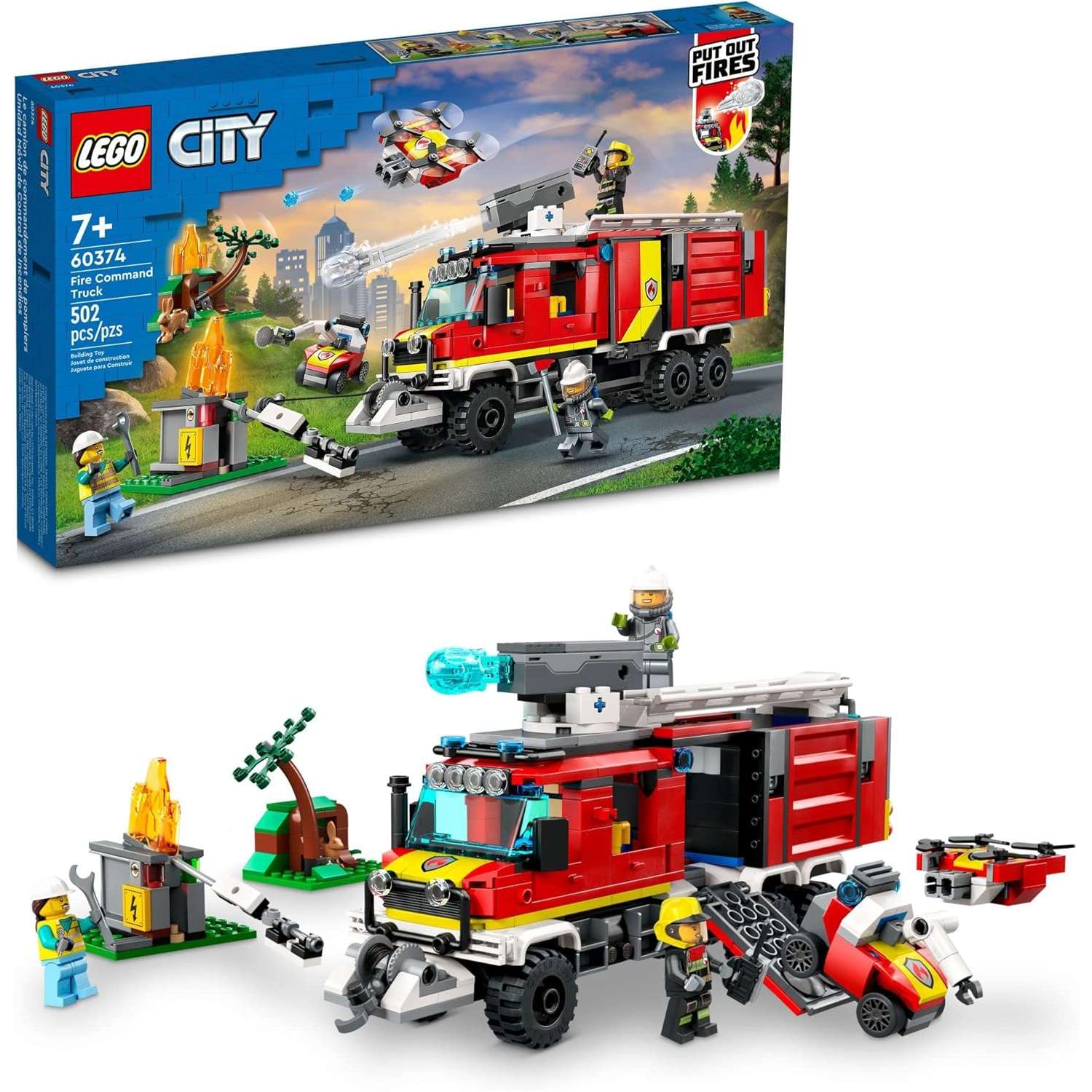 Конструктор LEGO City Машина пожарная 502 дет. - фото 1