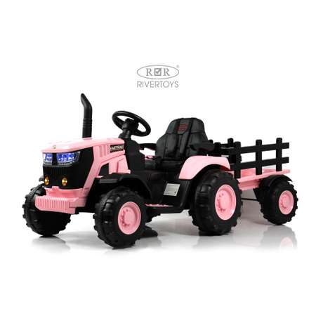 Электромобиль RIVERTOYS O555OO-PINK С пультом ДУ