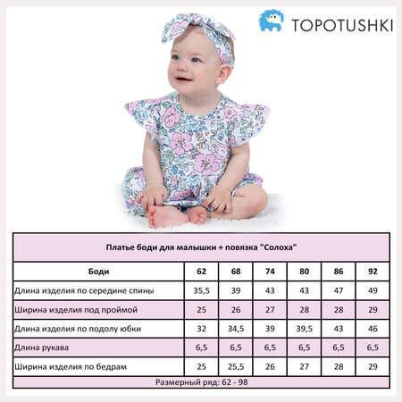 Платье-боди TOPOTUSHKI