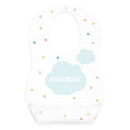 Нагрудник LOVULAR бумага 10 шт.
