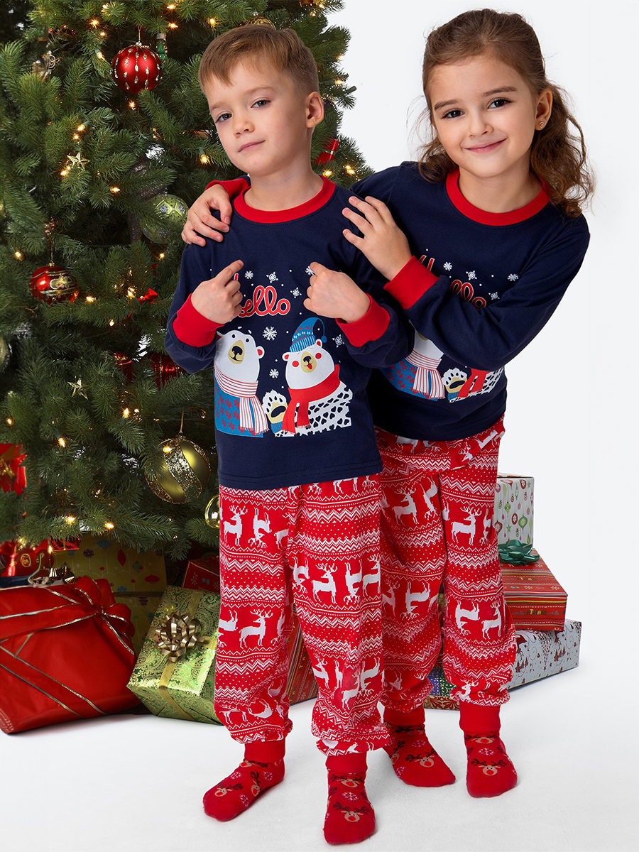 Пижама HappyFox HF00147т.синий - фото 7