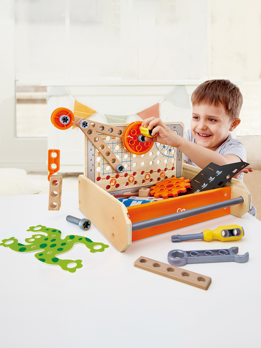 Конструктор Hape Набор инструментов деревянный - фото 4