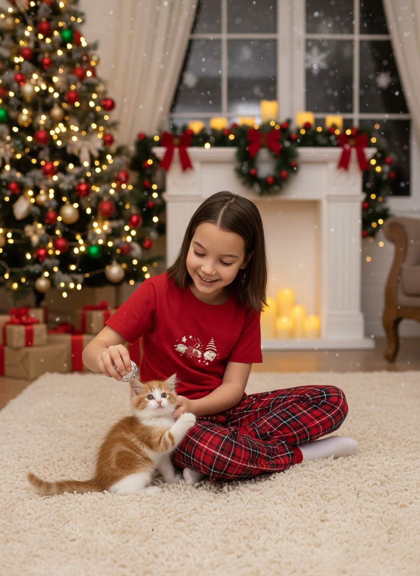 Пижама Утенок 827п красный гномы - фото 5