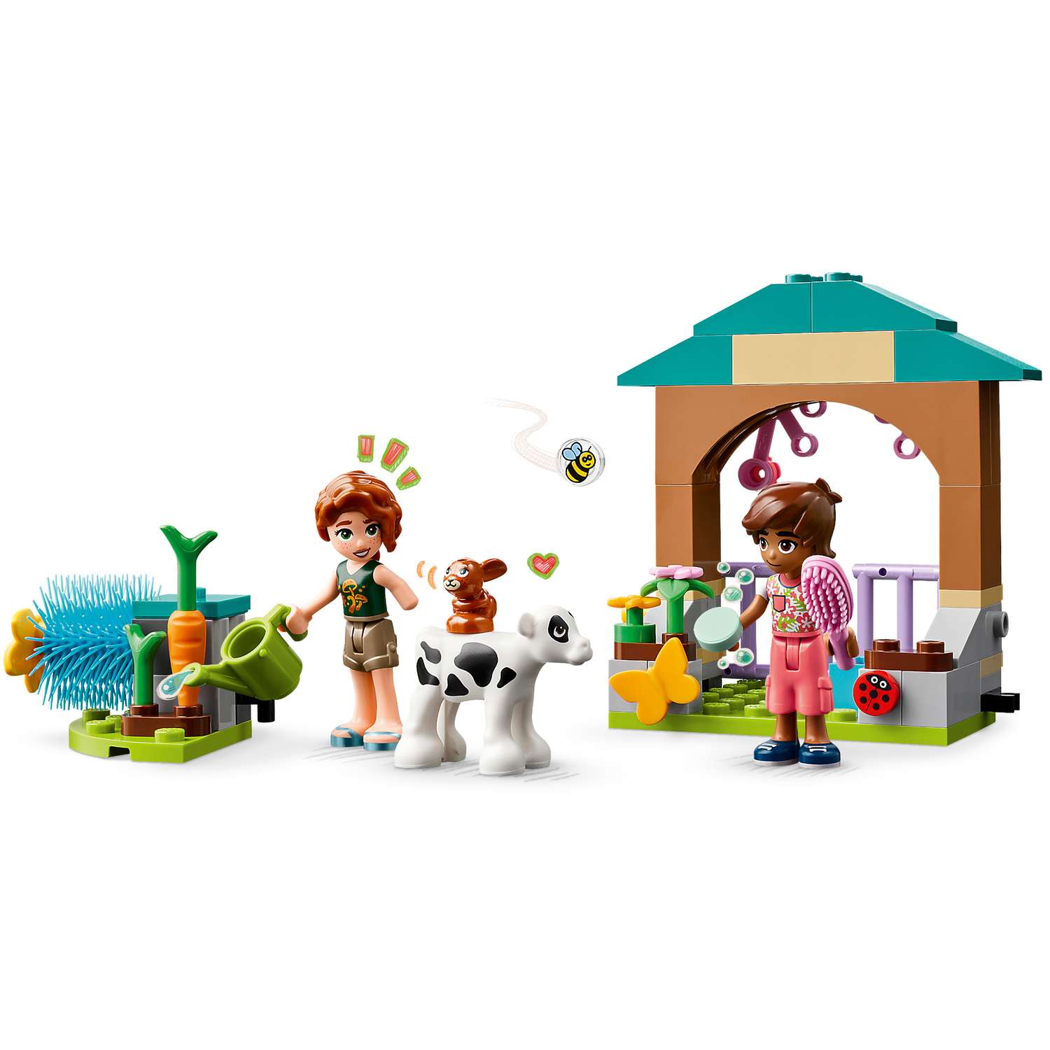 Конструктор LEGO Friends Осенний сарай для теленка 79 дет. - фото 2