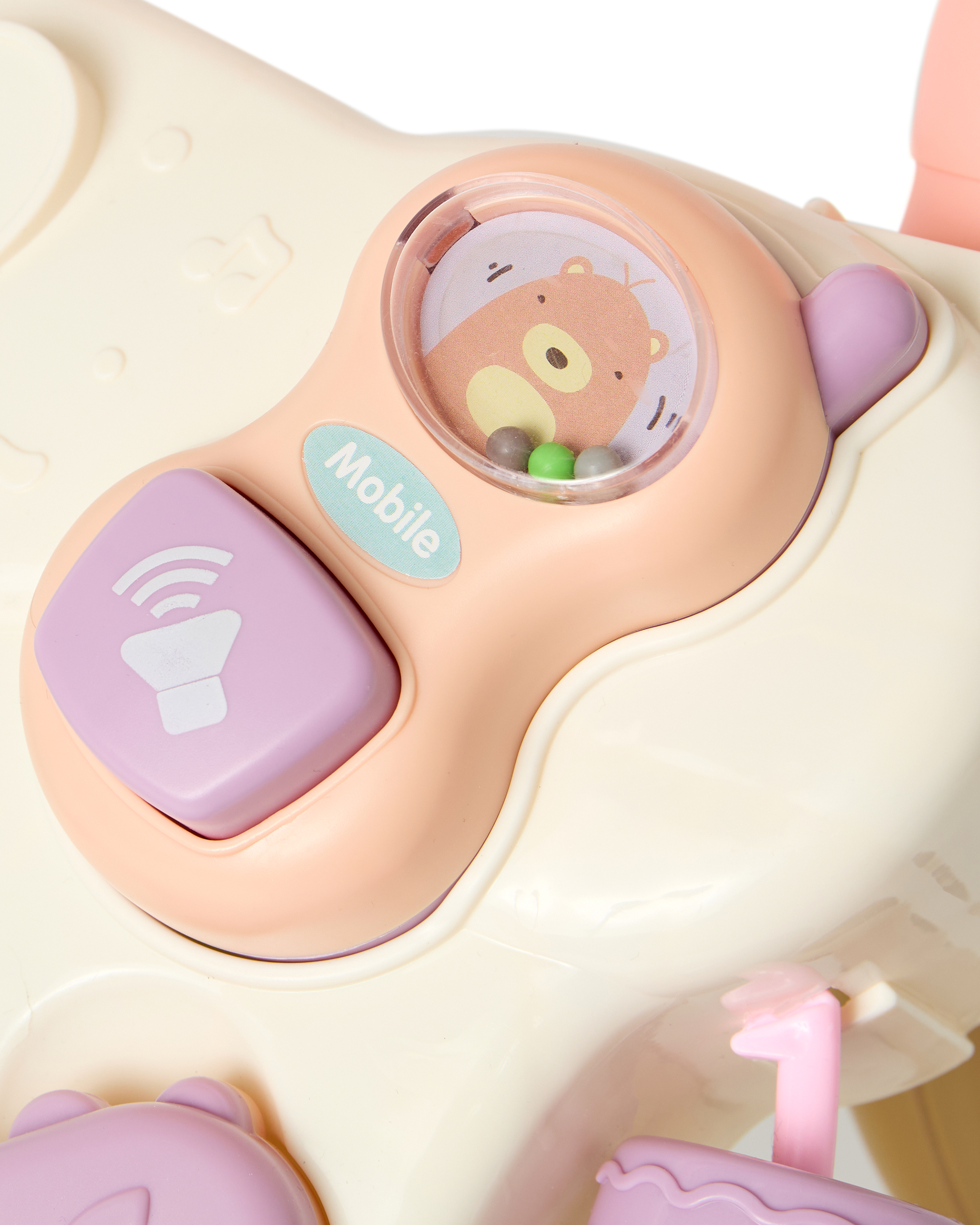 Каталка BabyGo бежевый - фото 5