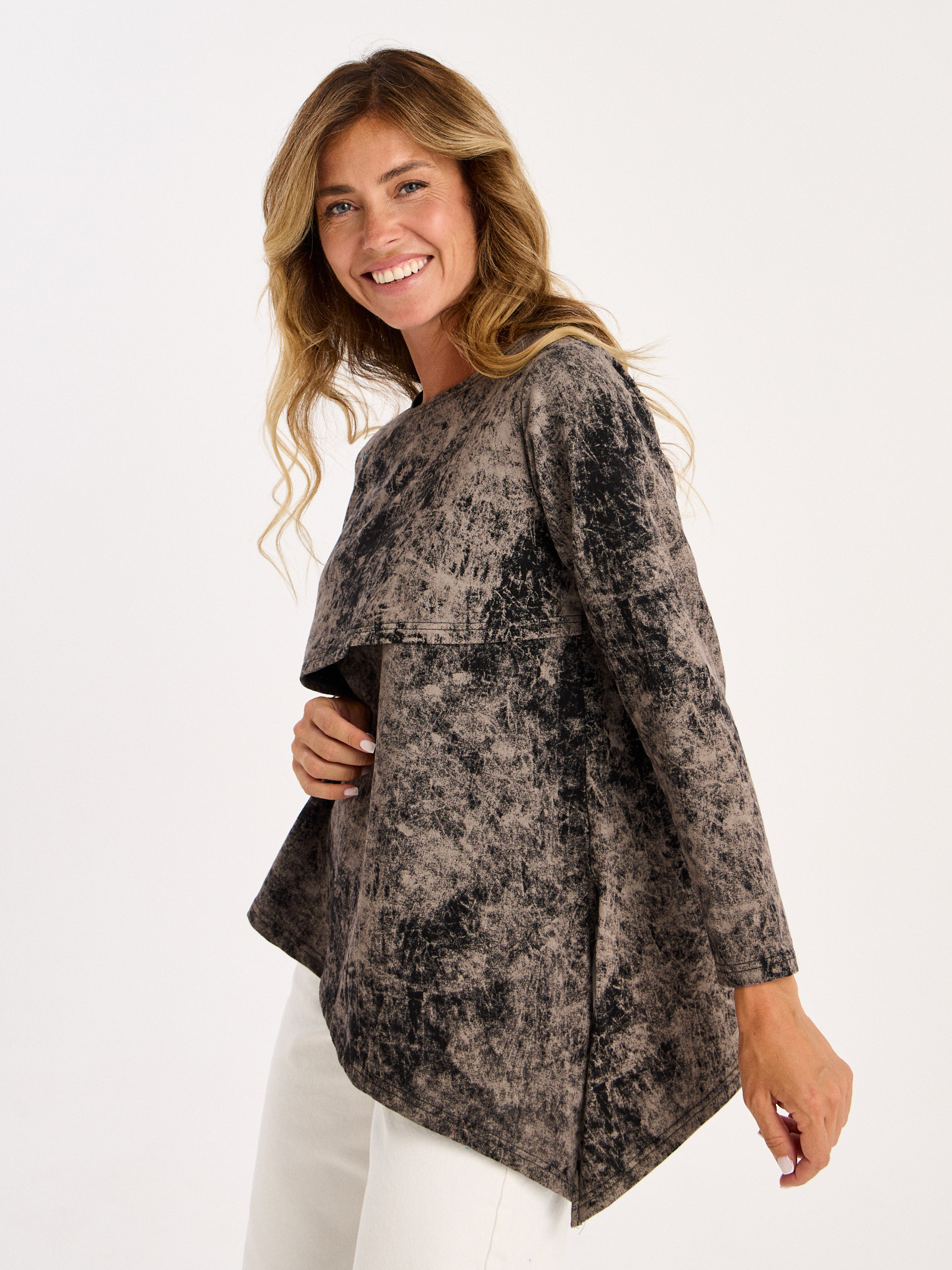 Лонгслив для кормящих варенка Proud Mom ЛОГР-0500-вар_черный - фото 3