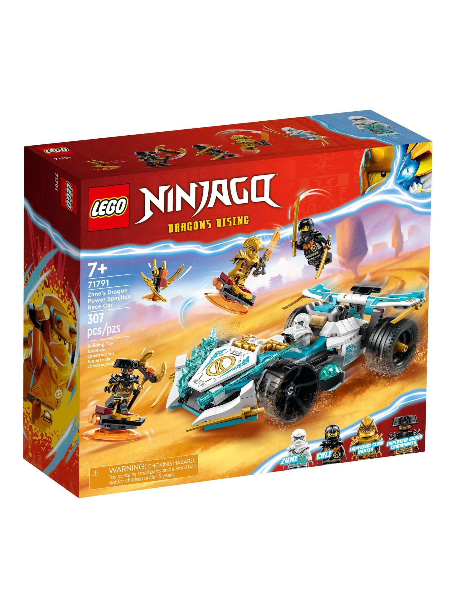 Конструктор LEGO NINJAGO Гоночный автомобиль Кружитцу 307 дет. - фото 1